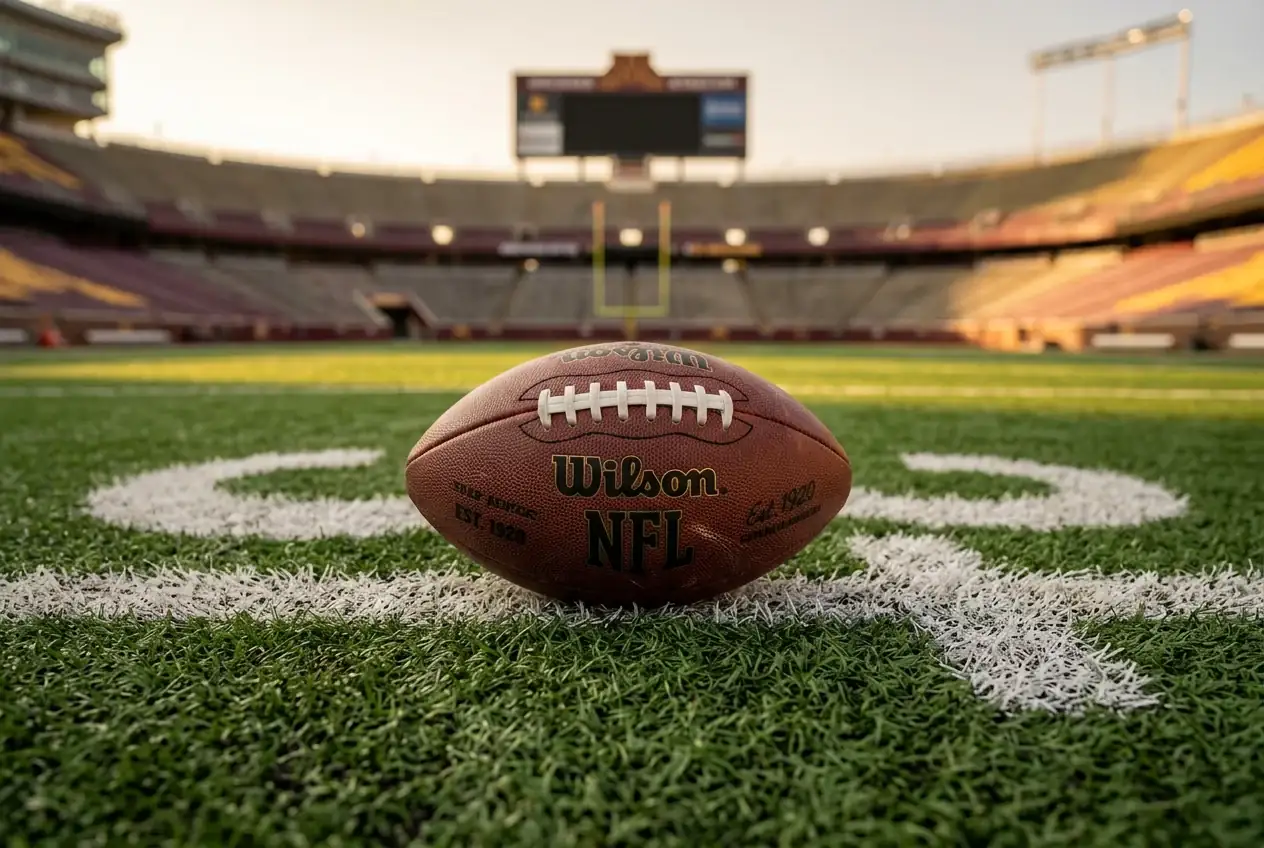 NFL point spread weddenschap met handicap uitleg op een American football scorebord