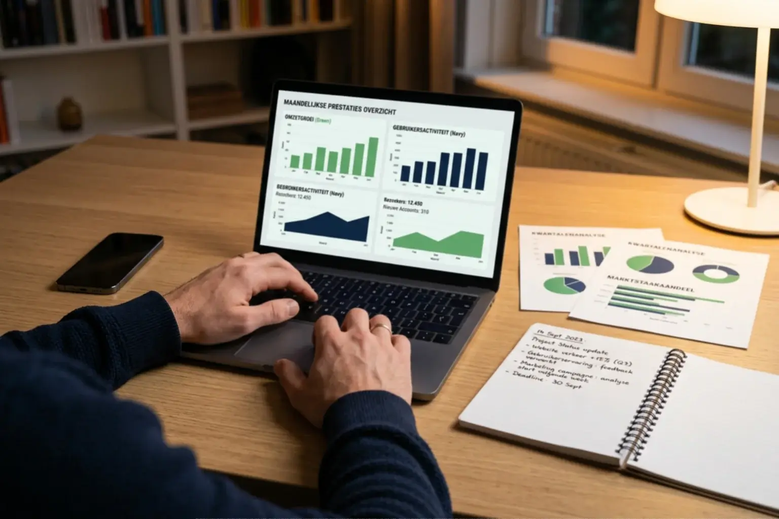 NFL wedden strategie met data-analyse en statistieken op een laptop